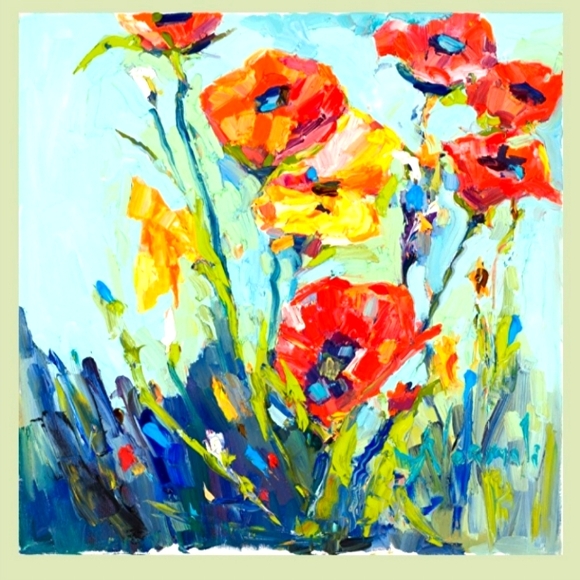 Dawn Normali Other - Summer Blooms Oil Painting 🎨 Print  y Dawn Normali